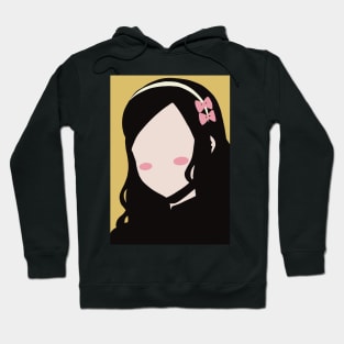 CAROL OLSTON MINIMALIST DESIGN FROM TOMO CHAN IS A GIRL ANIME Hoodie